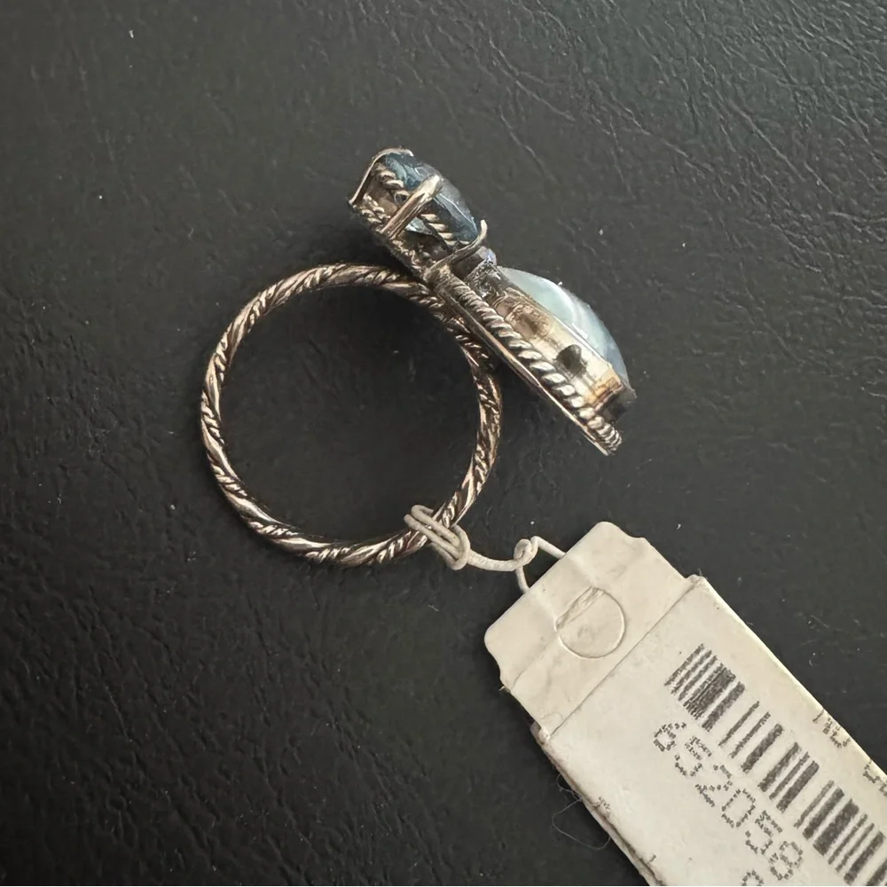 Lori Bonn Sterling Silver Multi-stone Ring